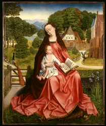 Jungfrau und Kind in einer Landschaft, ca. 1492-98